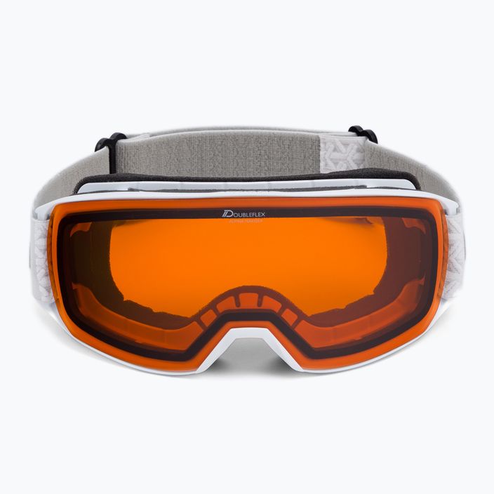 Очила за ски Alpina Nakiska white matt/orange 2