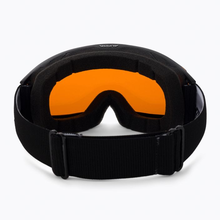Очила за ски Alpina Nakiska black matt/orange 3