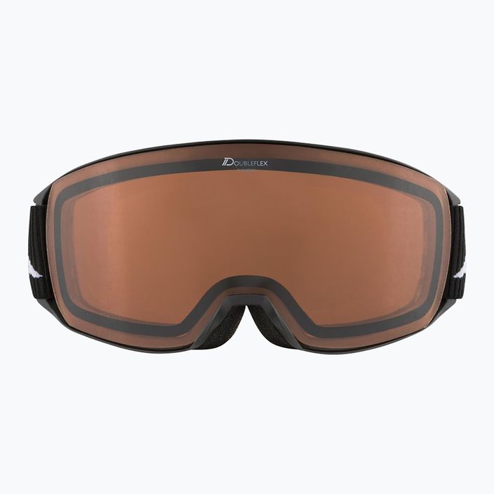 Очила за ски Alpina Nakiska black matt/orange 7