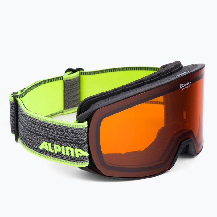 Очила за ски Alpina Nakiska black-neon/dh