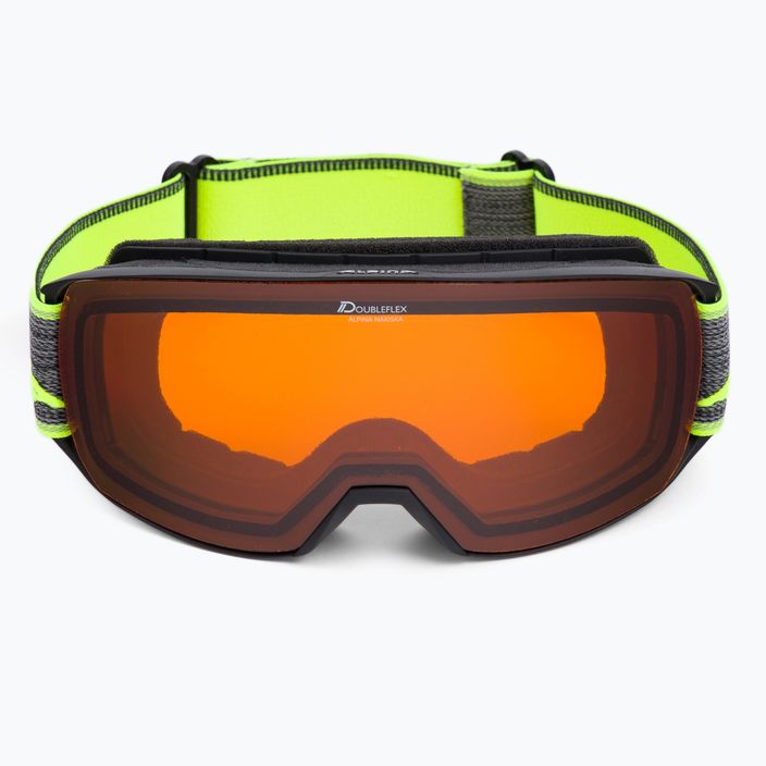 Очила за ски Alpina Nakiska black-neon/dh 2