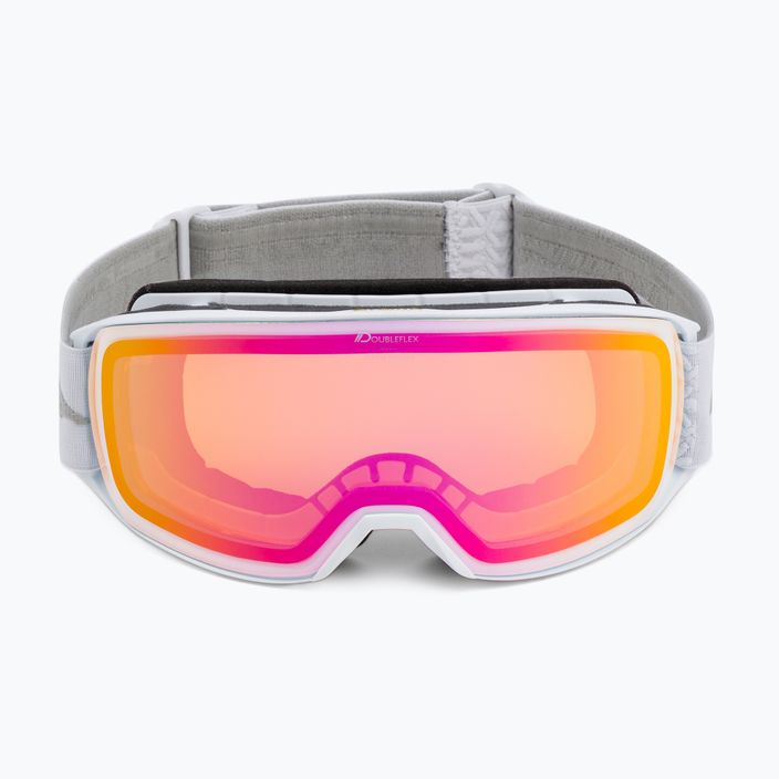 Очила за ски Alpina Nakiska Q-Lite white matt/pink 2