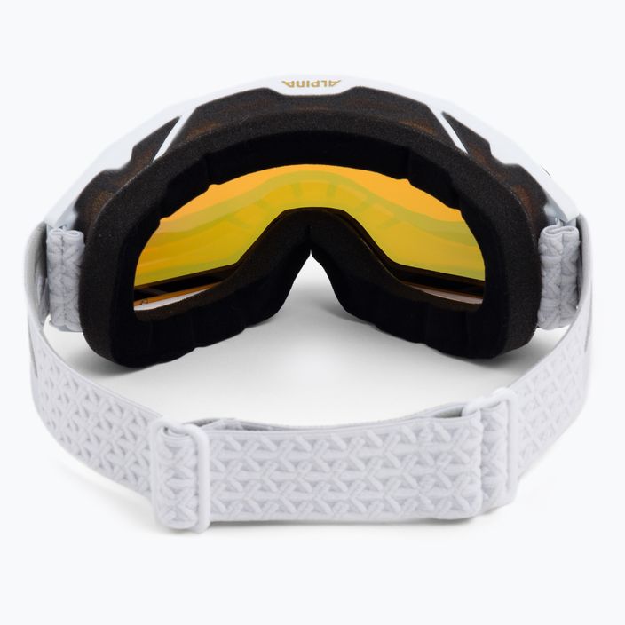 Очила за ски Alpina Nakiska Q-Lite white matt/pink 3