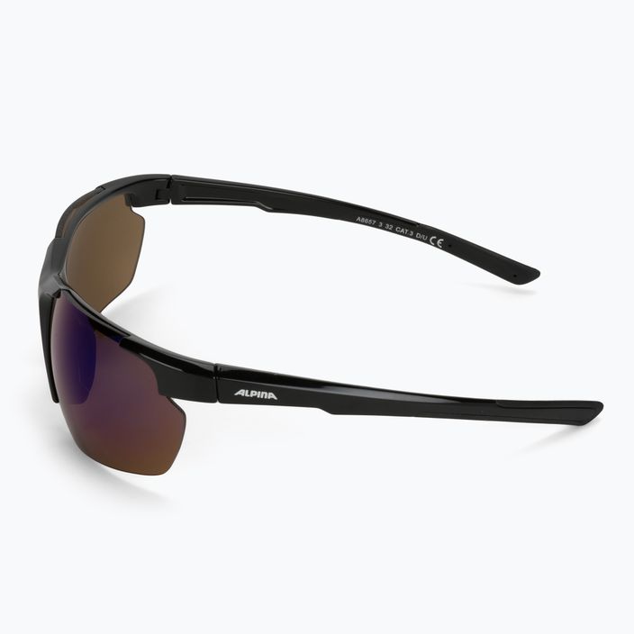 Очила за велосипеди Alpina Defey HR black matte / white / black 4