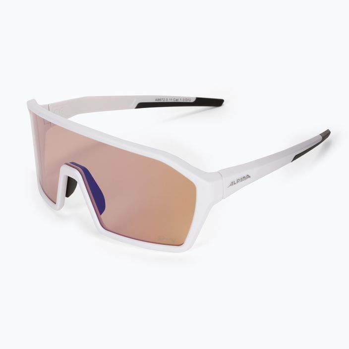 Очила за велосипеди Alpina Ram Q-Lite V white matt/blue mirror 5