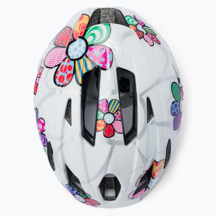 Детска велосипедна каска Alpina Pico pearlwhite/flower gloss 6