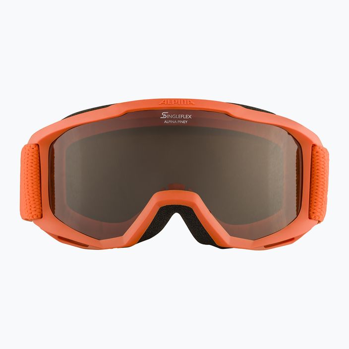 Детски очила за ски Alpina Piney pumpkin matt/orange 7