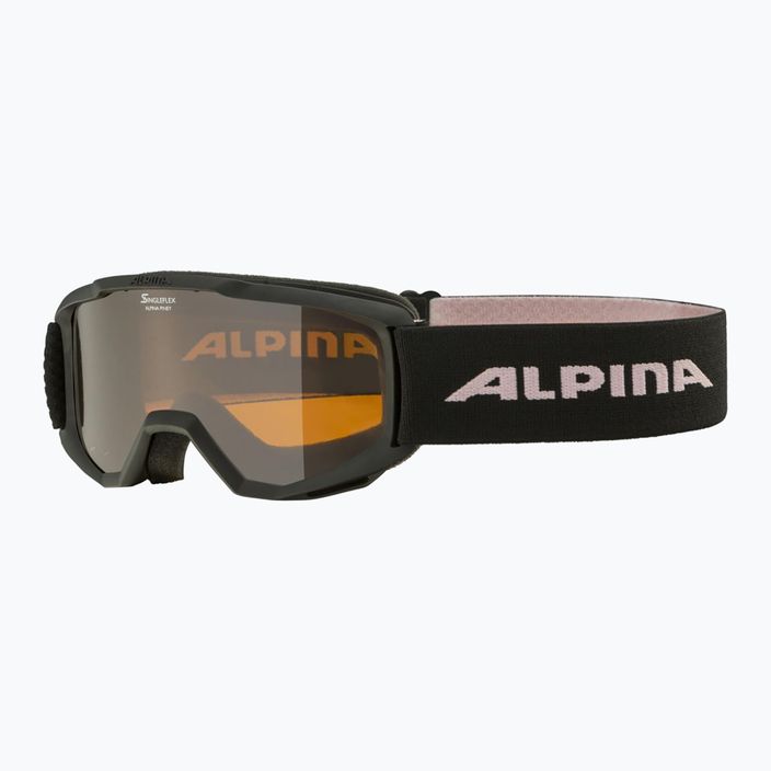 Детски очила за ски Alpina Piney black/rose matt/orange 6