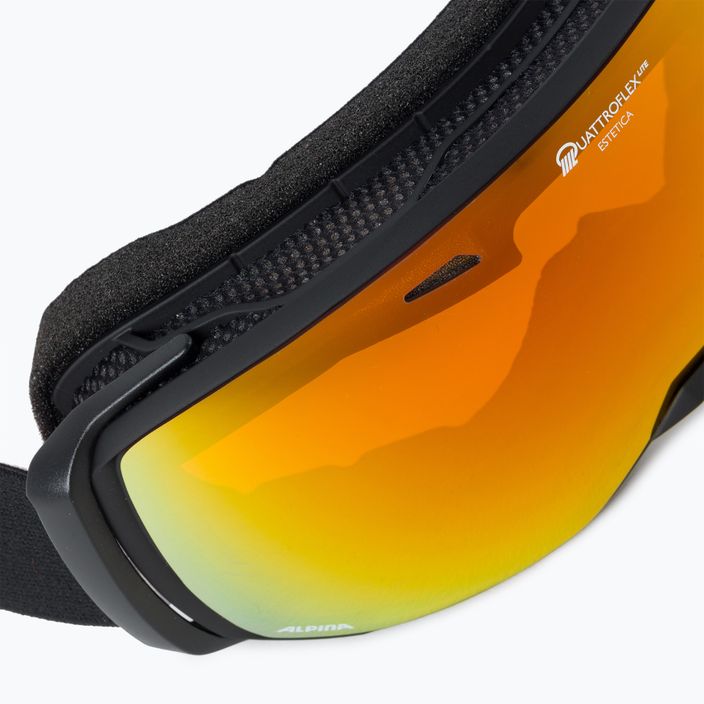 Очила за ски Alpina Estetica Q-Lite black/rose matt/rainbow sph 5