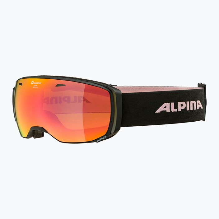 Очила за ски Alpina Estetica Q-Lite black/rose matt/rainbow sph 6