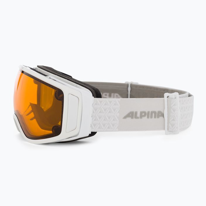 Очила за ски Alpina Double Jack Mag Q-Lite white gloss/mirror black 4