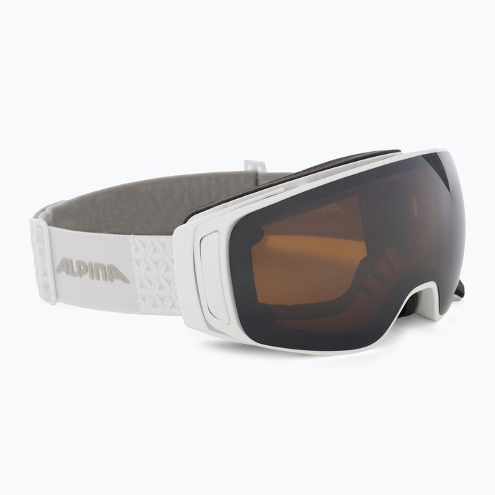 Очила за ски Alpina Double Jack Mag Q-Lite white gloss/mirror black 6