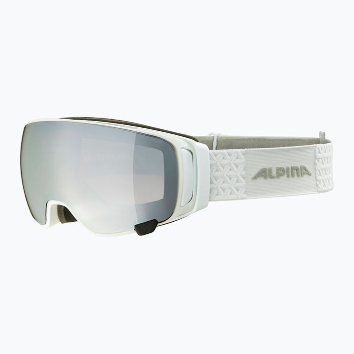 Очила за ски Alpina Double Jack Mag Q-Lite white gloss/mirror black 7
