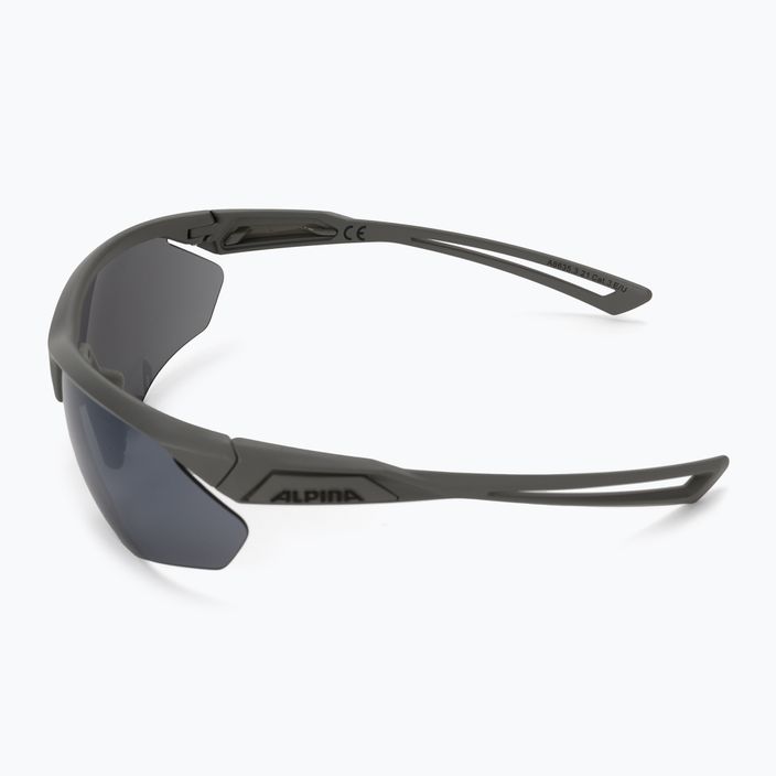 Очила за велосипеди Alpina Defey HR moon-grey matt/black mirror 4