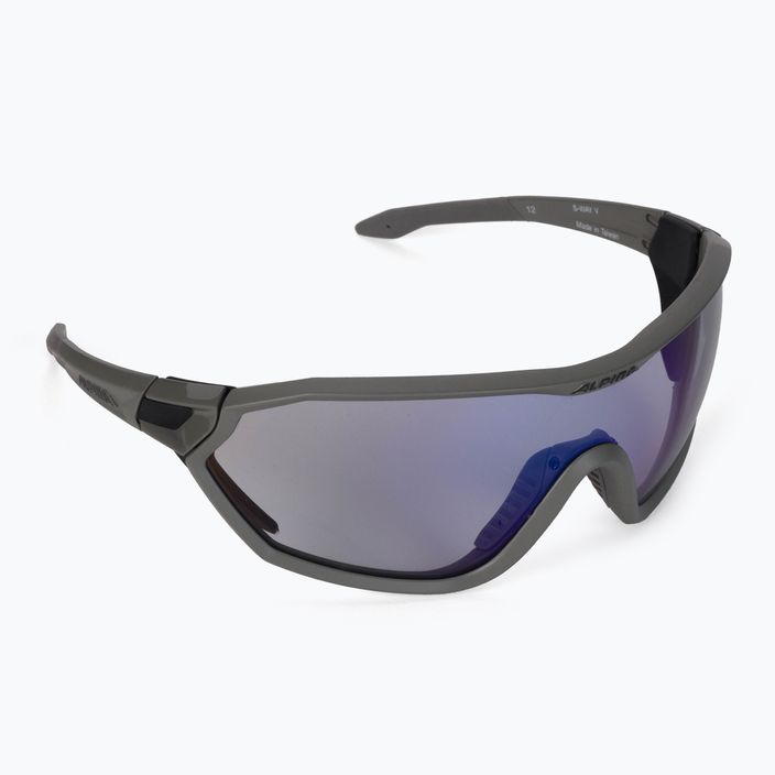 Очила за велосипеди Alpina S-Way VM moon-grey matt/blue mirror