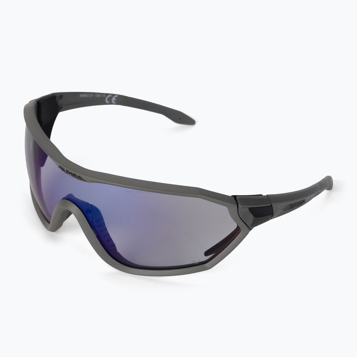 Очила за велосипеди Alpina S-Way VM moon-grey matt/blue mirror 5