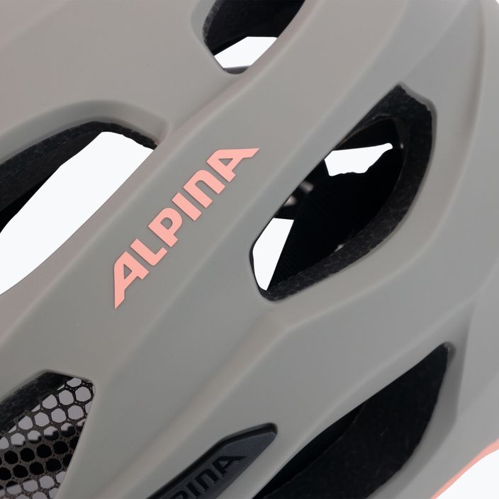Велосипедна каска Alpina Carapax 2.0 moon grey peach matt 7