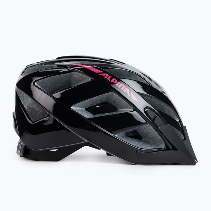 Велосипедна каска Alpina Panoma 2.0 black/pink gloss 3