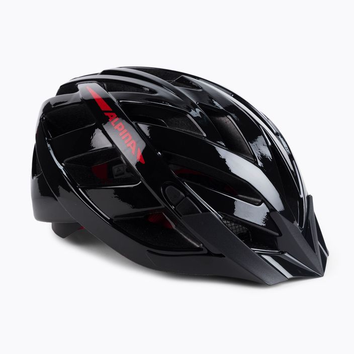 Велосипедна каска Alpina Panoma 2.0 black/red gloss