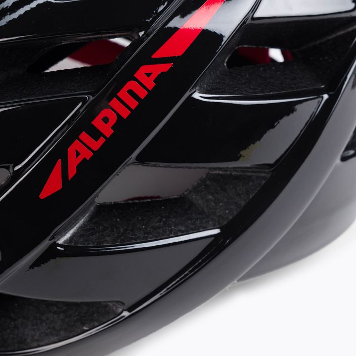Велосипедна каска Alpina Panoma 2.0 black/red gloss 7