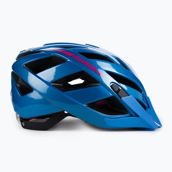 Велосипедна каска Alpina Panoma 2.0 true blue/pink gloss 3