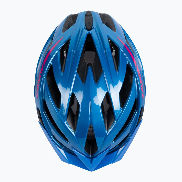 Велосипедна каска Alpina Panoma 2.0 true blue/pink gloss 6
