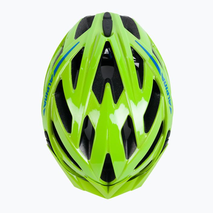 Велосипедна каска Alpina Panoma 2.0 green/blue gloss 6