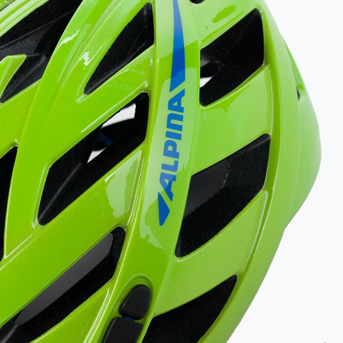 Велосипедна каска Alpina Panoma 2.0 green/blue gloss 7