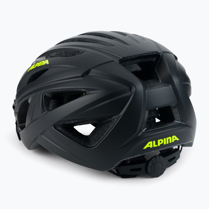 Велосипедна каска Alpina Parana black neon/yellow matte 4