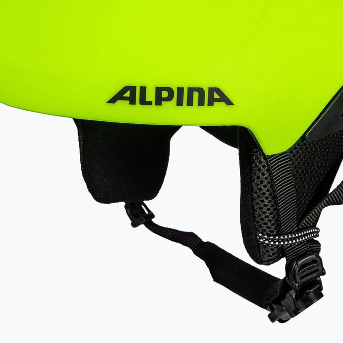 Детски ски каски Alpina Pizi neon/yellow matt 8