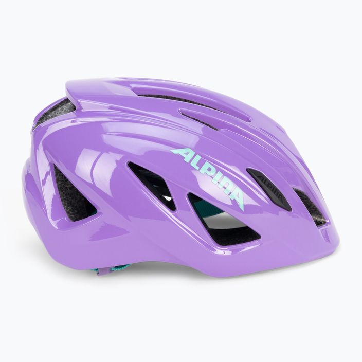 Детска велосипедна каска Alpina Pico purple gloss 3