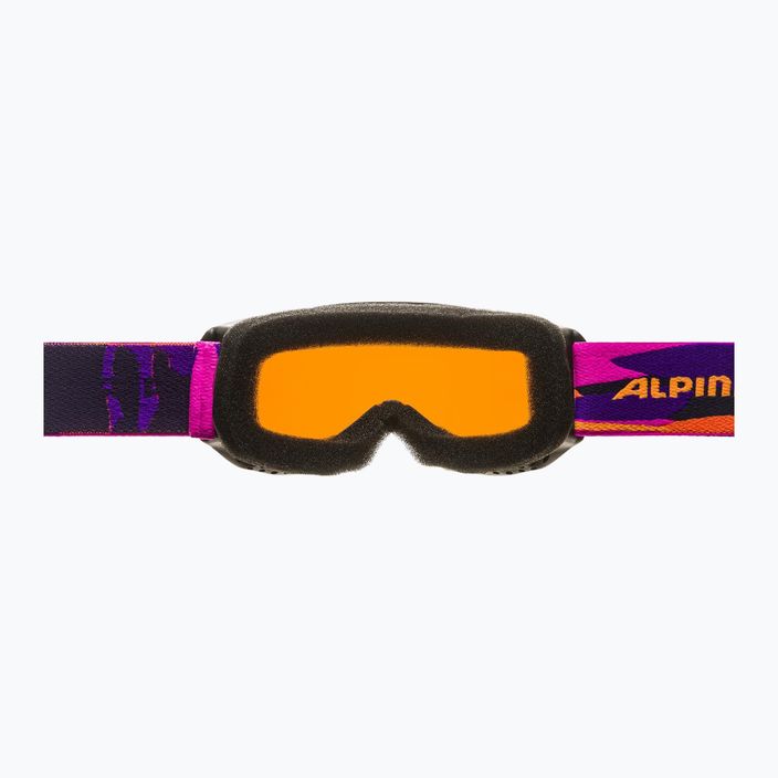 Alpina Piney детски ски очила черни/розови матови/оранжеви 3