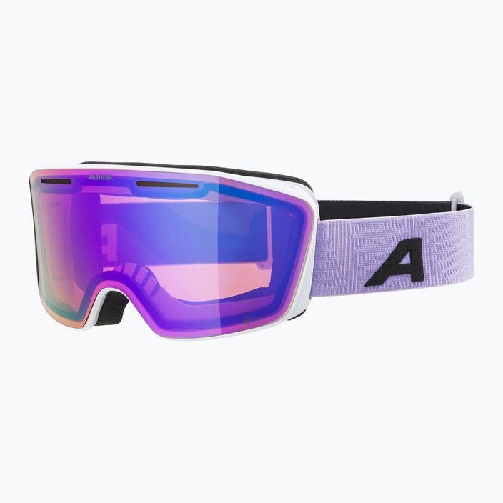Ски очила Alpina Nendaz Q-Lite S2 white/lilac matt/lavender 5