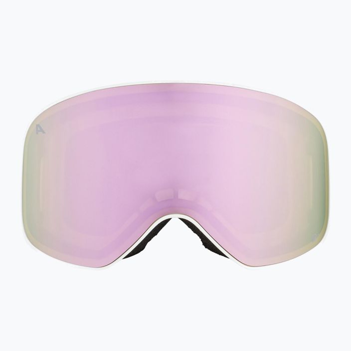 Ски очила Alpina Slope Q-Lite S2 бял мат/розов цвят 2