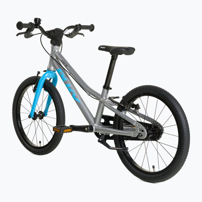 Детски велосипед PUKY LS Pro 18 сребристо-син 3