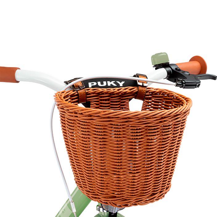 Предна кошница за велосипед PUKY L кафява 2