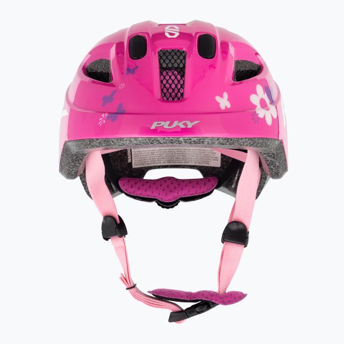 Детска велосипедна каска PUKY PH 8 Pro-S розова/цветен цвят 2
