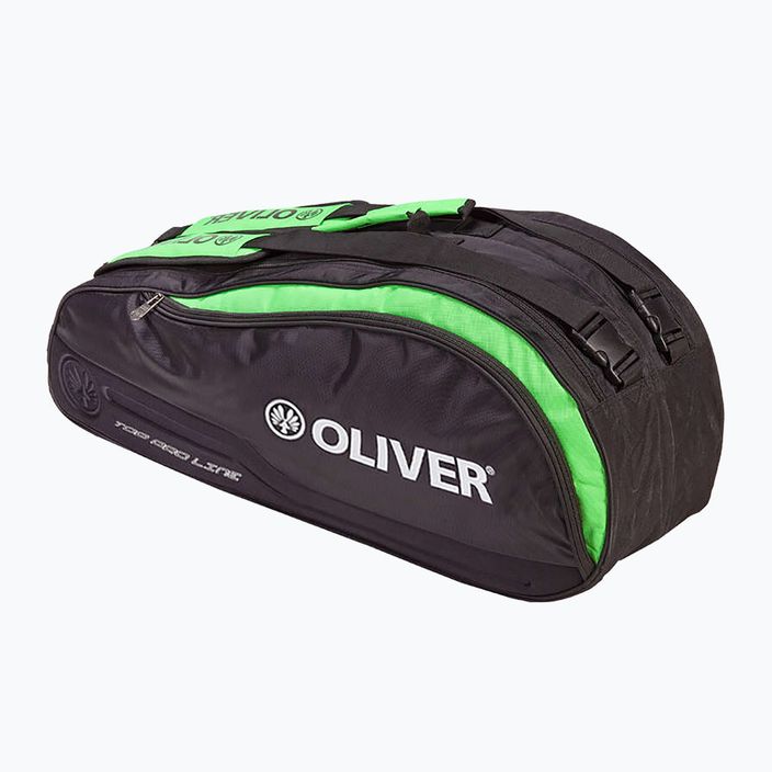 Чанта за скуош Oliver Top Pro 6R черна/зелена 8