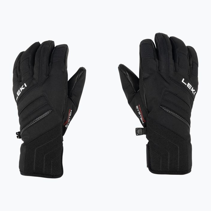LEKI Мъжки ски ръкавици Falcon 3D black 3