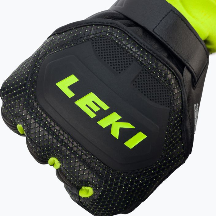 Мъжка ски ръкавица LEKI Worldcup Race Flex S Speed System черно-зелена 649802301080 4