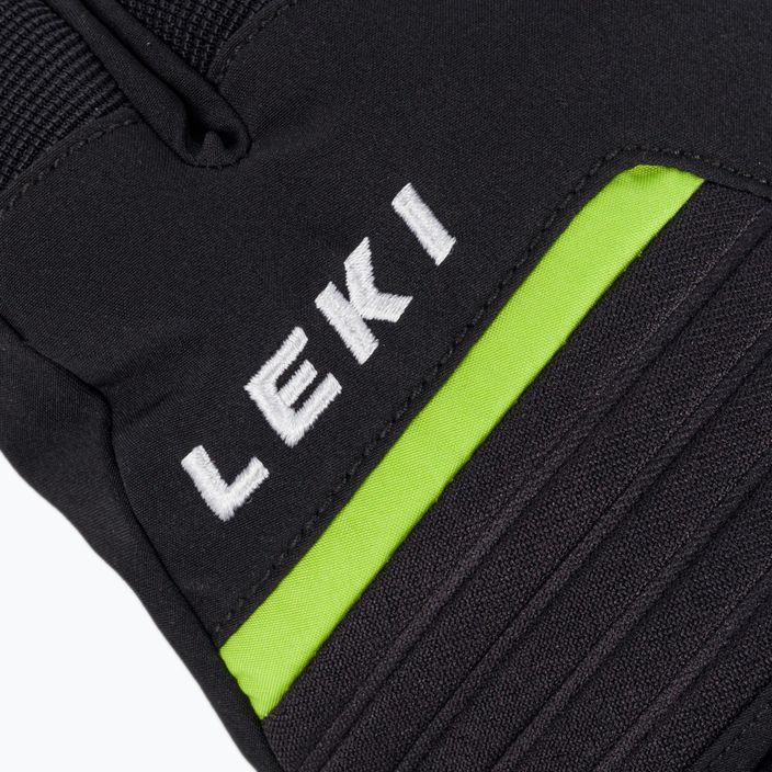 Ски ръкавица LEKI Spox GTX черно-зелена 650808303080 5
