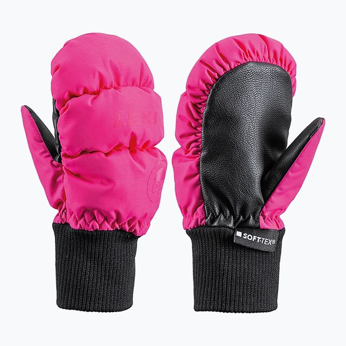Детски ски ръкавици LEKI Little Eskimo Mitt Short pink 650802403030 6