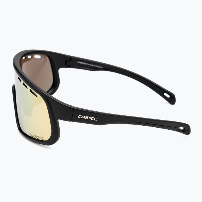 CASCO SX-25 Carbonic черни/златни огледални слънчеви очила 4