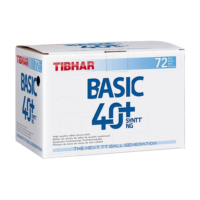 Tibhar Basic 40+ SYNTT NG топчета за тенис на маса 72 бр. бели 2