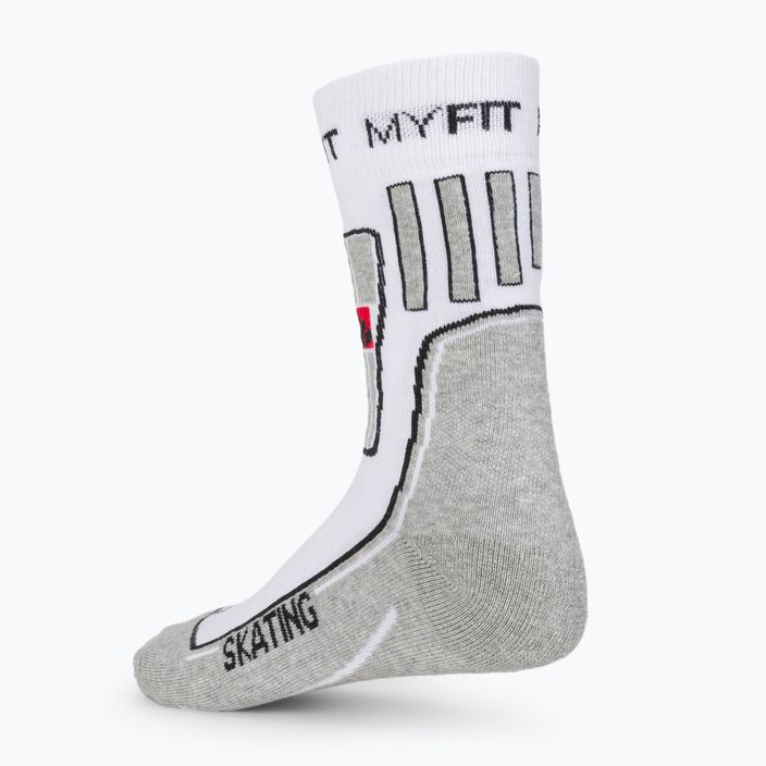 Powerslide MyFit чорапи за ролери бели и сиви 900988 2