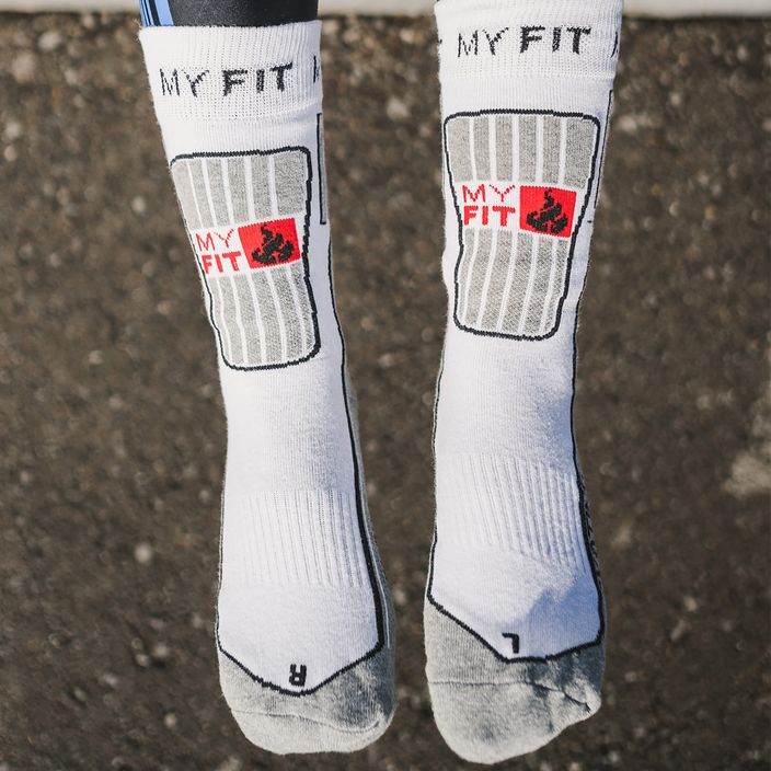 Powerslide MyFit чорапи за ролери бели и сиви 900988 9