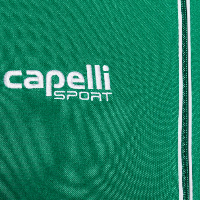 Capelli Basics Adult Training зелен/бял мъжки футболен суитшърт 3