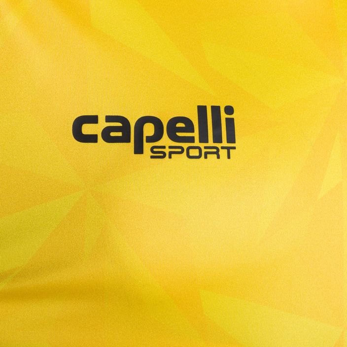 Мъжка футболна фланелка Capelli Pitch Star Goalkeeper team yellow/black 3