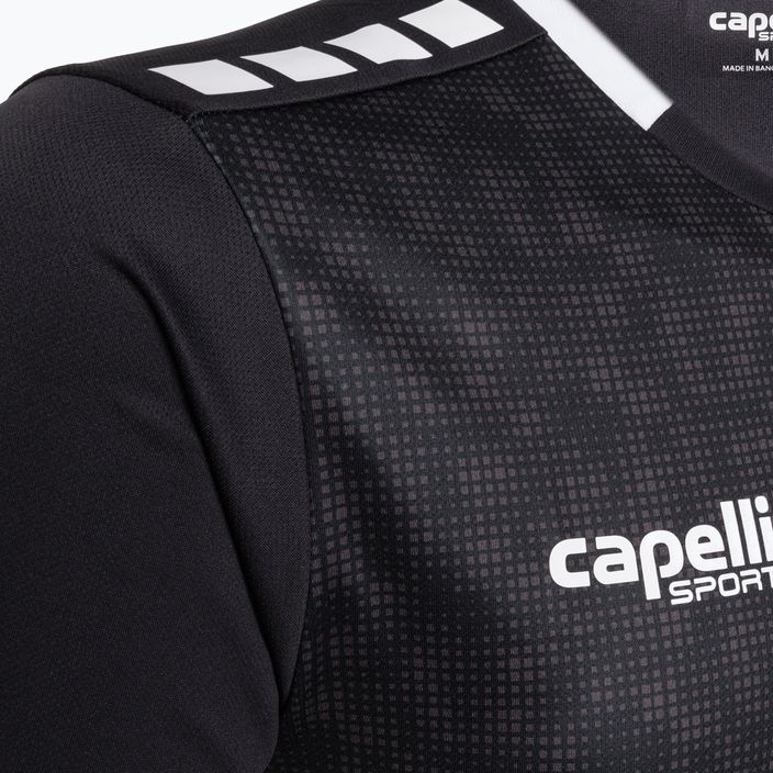 Мъжка футболна фланелка Capelli Cs III Block black/white 3