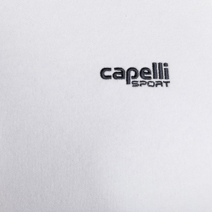 Мъжки Capelli Basics Adult Zip Hoodie Football Sweatshirt white 3